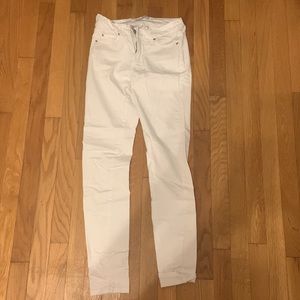 Plain white jeans, Never worn, Size 3/26